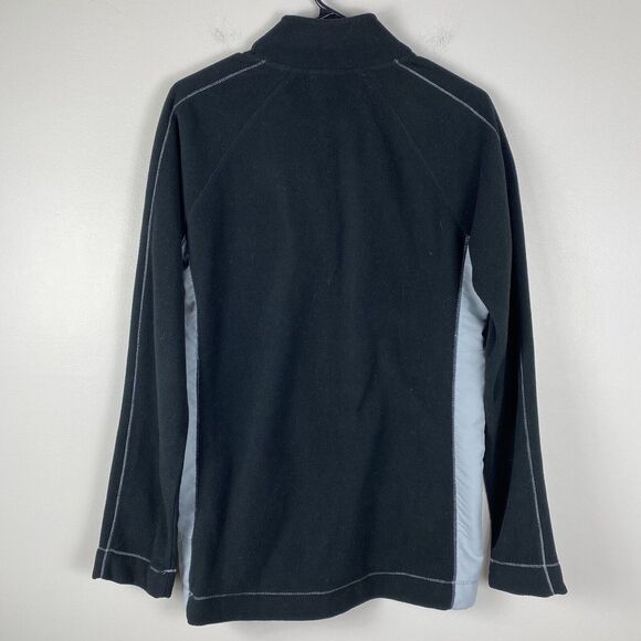 Alo Yoga 1/4 Pullover Sweatshirt Women Large Black Light Fleece Outerwear Gym - Picture 4 of 6